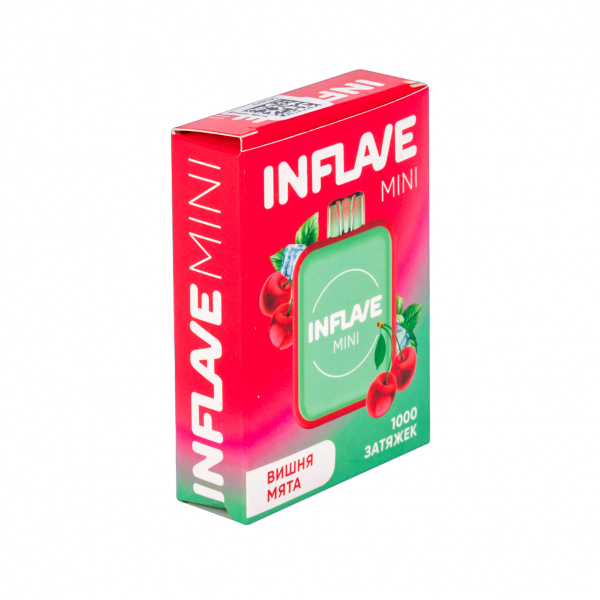 Inflave Mini Вишня Мята (1000 Затяжек) в Новом Уренгое
