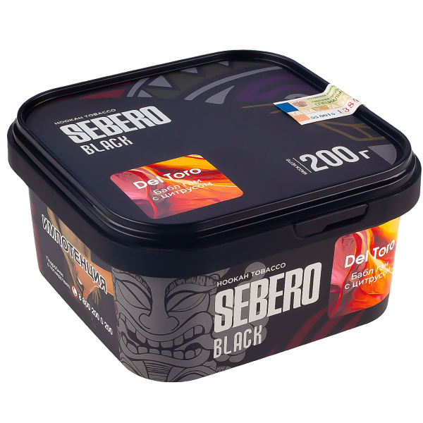 Табак Sebero Black Del Toro  200 грамм в Новом Уренгое