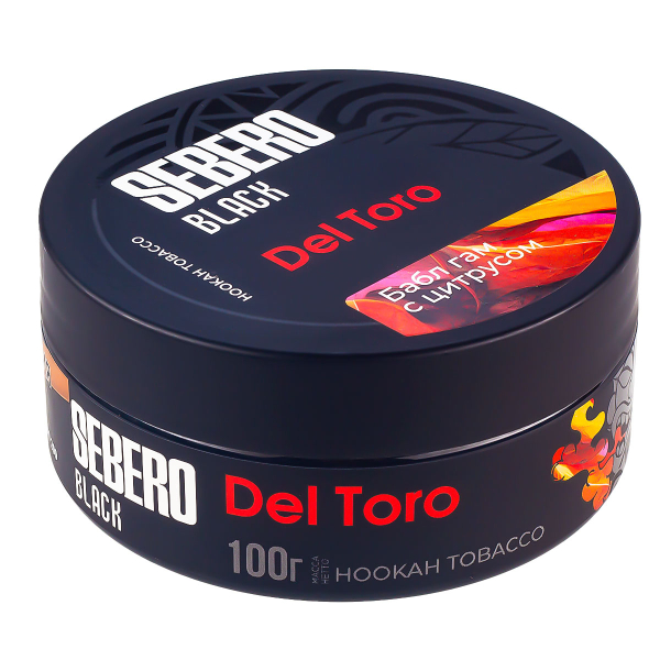 Табак Sebero Black Del Toro  100 грамм в Новом Уренгое