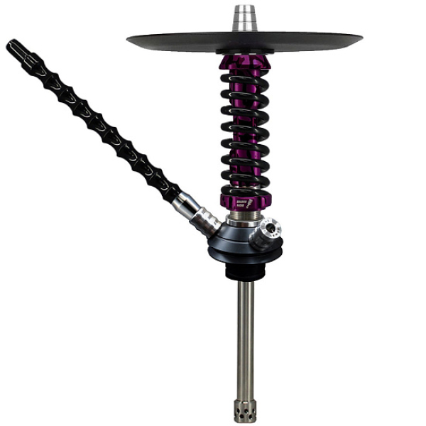 Кальян Mamay Custom Coilovers Micro Пурпурный Сплеш Черный  в Новом Уренгое