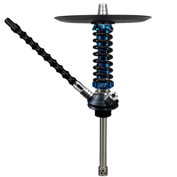Кальян Mamay Custom Coilovers Micro Синий Сплеш Черный  в Новом Уренгое
