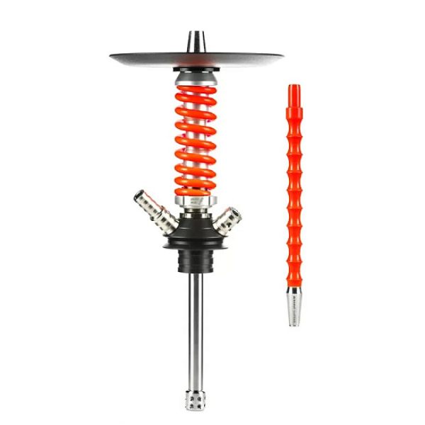 Кальян Mamay Custom Coilovers Micro Хром-Оранжевый  в Новом Уренгое