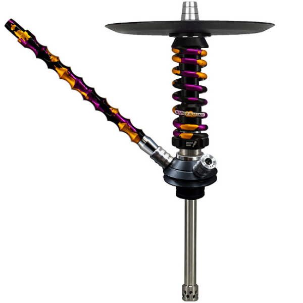 Кальян Mamay Custom Coilovers Micro Черный Пурпурно-Золотой Камуфляж  в Новом Уренгое