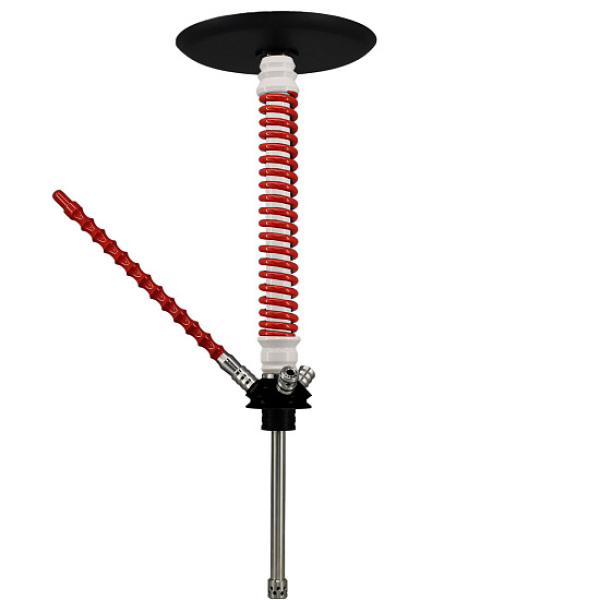 Кальян Mamay Custom V3 №12 Coilovers Белый-Красный  в Новом Уренгое