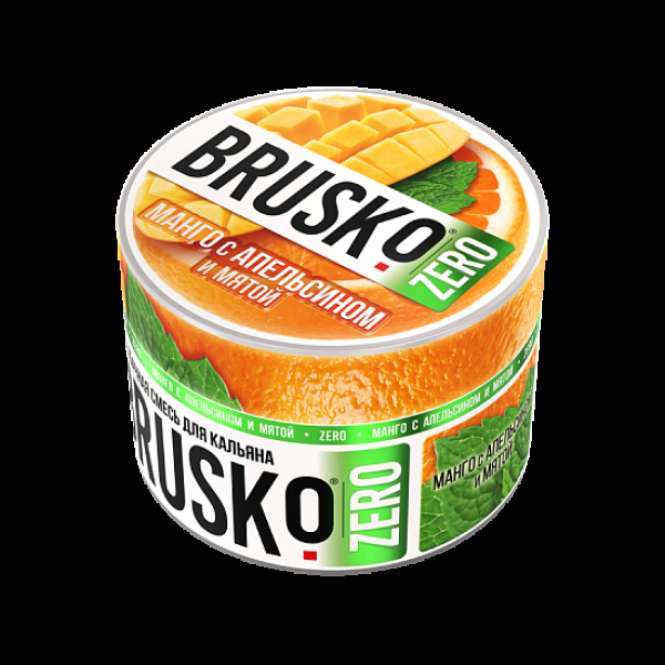 Смесь Brusko Манго С Апельсином И Мятой (Zero)  50 гр в Новом Уренгое