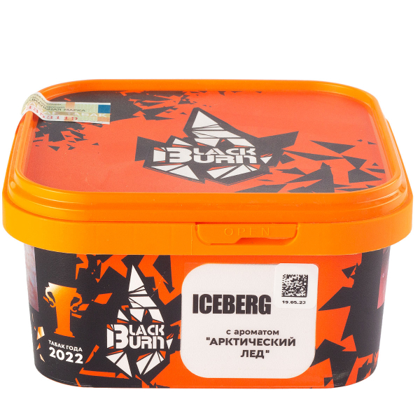 Табак Burn Black Iceberg  200 грамм в Новом Уренгое