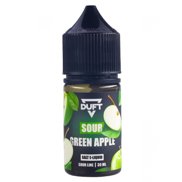Жидкость Duft Sour Line Salt 20 Green Apple 30 Мл в Новом Уренгое