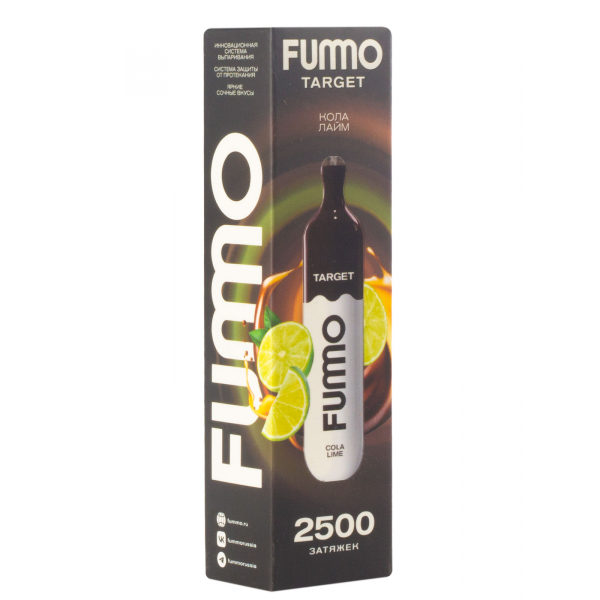 Fummo Target Кола Лайм (2500 Затяжек) в Новом Уренгое