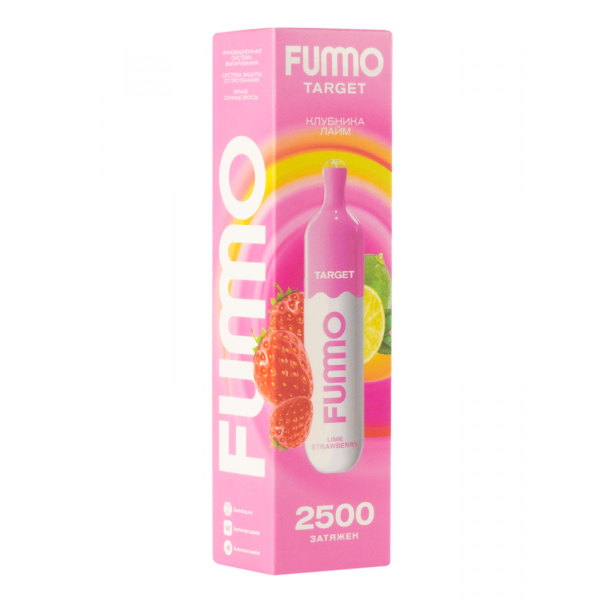 Fummo Target Клубника Лайм (2500 Затяжек) в Новом Уренгое