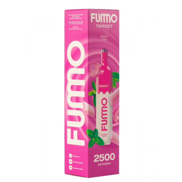 Fummo Target Бабл Гам (2500 Затяжек) в Новом Уренгое