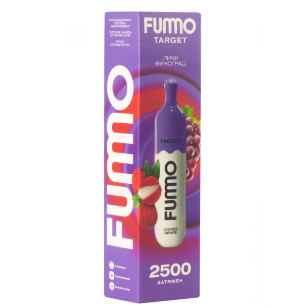 Fummo Target Личи Виноград (2500 Затяжек) в Новом Уренгое