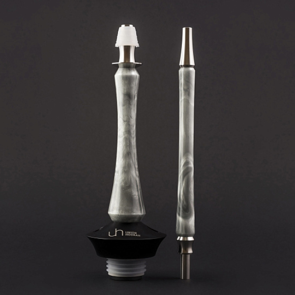 Кальян Union Hookah Sleek Акрил Серый  в Новом Уренгое