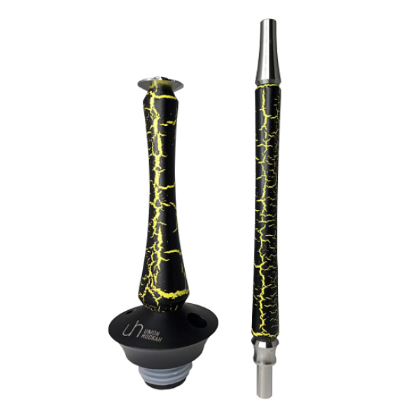 Кальян Union Hookah Sleek Кракле Желтый  в Новом Уренгое