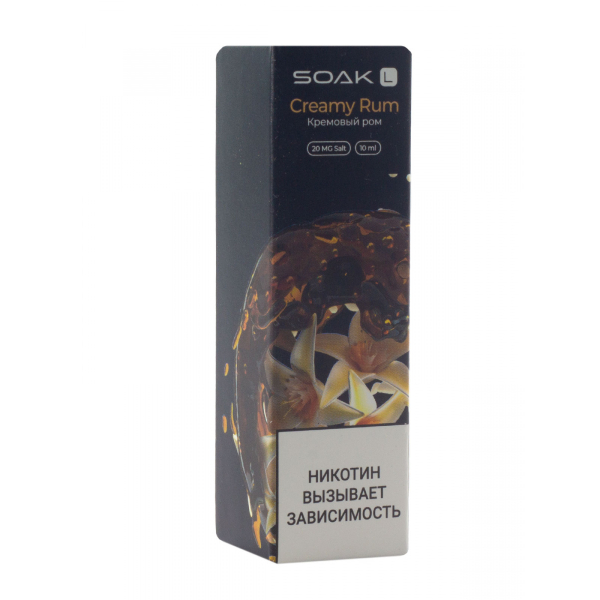Жидкость Soak Creamy Rum 10 Мл 2 Мг в Новом Уренгое