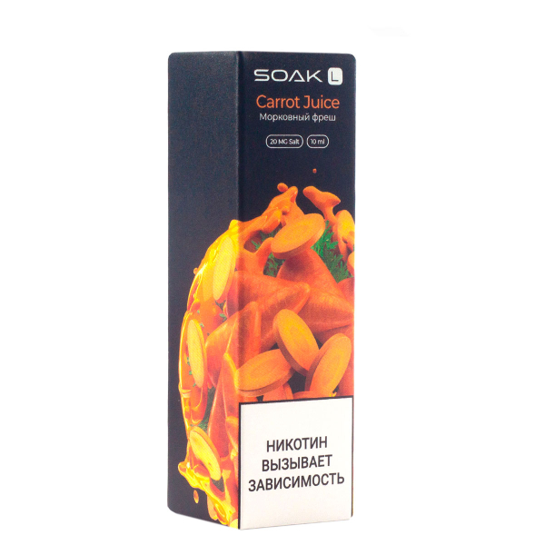 Жидкость Soak Carrot Juice 10 Мл 2 Мг в Новом Уренгое