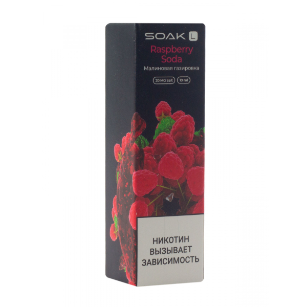 Жидкость Soak Raspberry Soda 10 Мл 2 Мг в Новом Уренгое