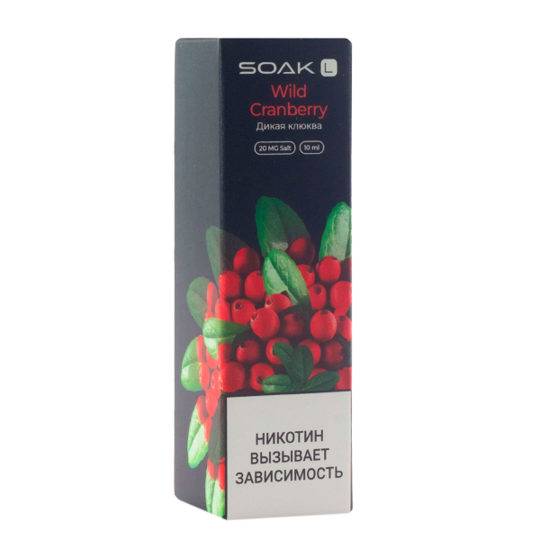 Жидкость Soak Wild Cranberry 10 Мл 2 Мг в Новом Уренгое