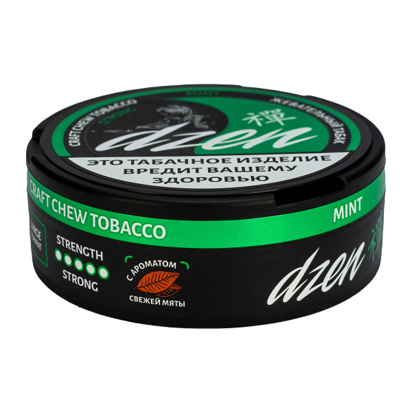 Жевательный табак Dzen Strong Mint 9 грамм в Новом Уренгое