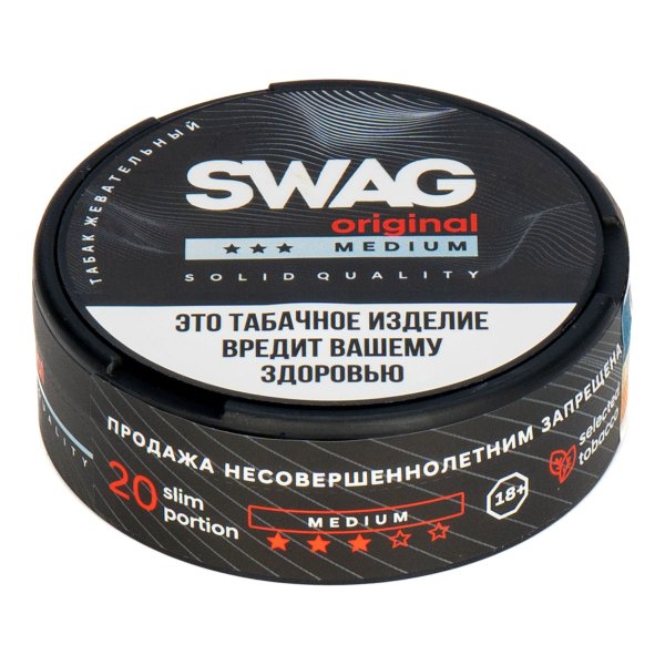 Жевательный табак Swag Medium Original 10 грамм в Новом Уренгое