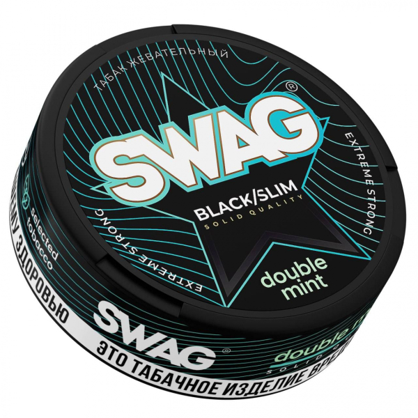 Жевательный табак Swag Strong Double Mint 10 грамм в Новом Уренгое