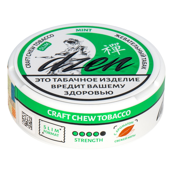 Жевательный табак Dzen Slim Mint 9 грамм в Новом Уренгое
