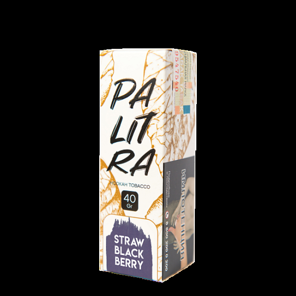 Табак Palitra Straw Black Berry (Земляника Ежевика)  40 грамм в Новом Уренгое