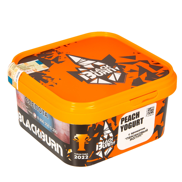 Табак Burn Black Peach Yogurt  200 грамм в Новом Уренгое