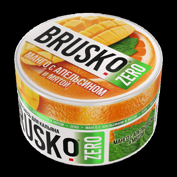 Смесь Brusko Манго С Апельсином И Мятой (Zero)  250 гр в Новом Уренгое