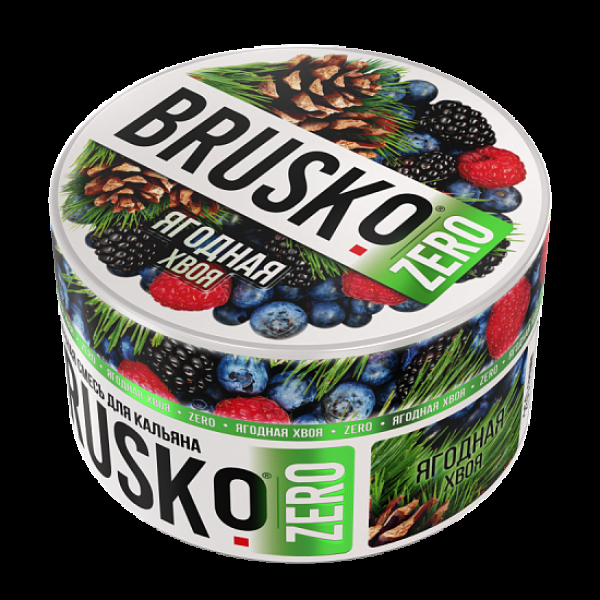 Смесь Brusko Ягодная Хвоя (Zero)  250 гр в Новом Уренгое