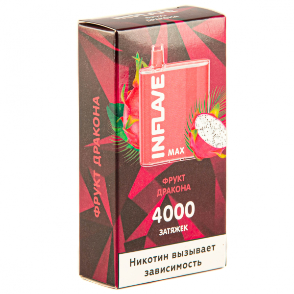 Inflave Max Фрукт Дракона (4000 Затяжек) в Новом Уренгое