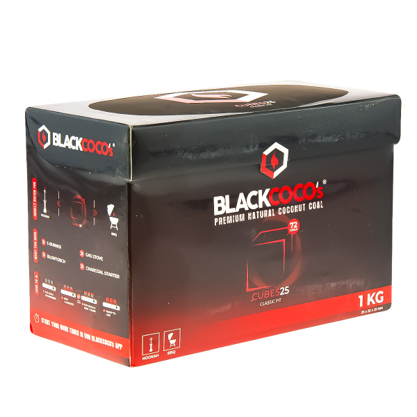 Уголь Blackcoco’s Кокосовый 72 Шт (25 Мм) в Новом Уренгое
