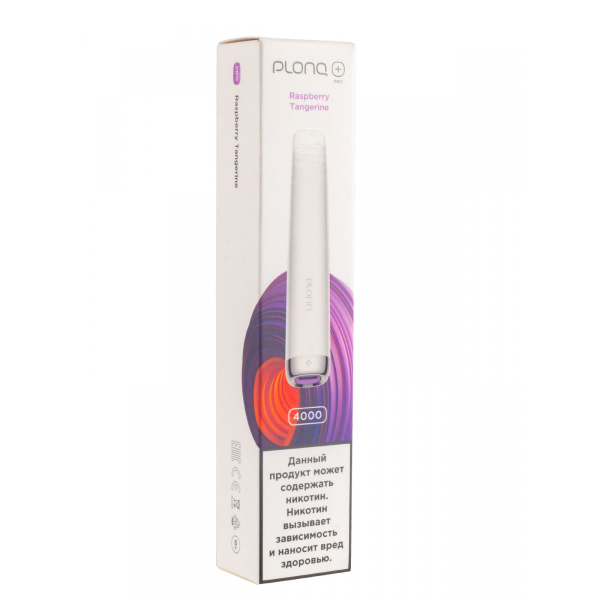 Plonq Plus Pro Малина Мандарин (4000 Затяжек) 20 Мг в Новом Уренгое