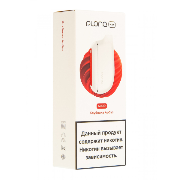 Plonq Max Клубника Арбуз (6000 Затяжек) 20 Мг в Новом Уренгое