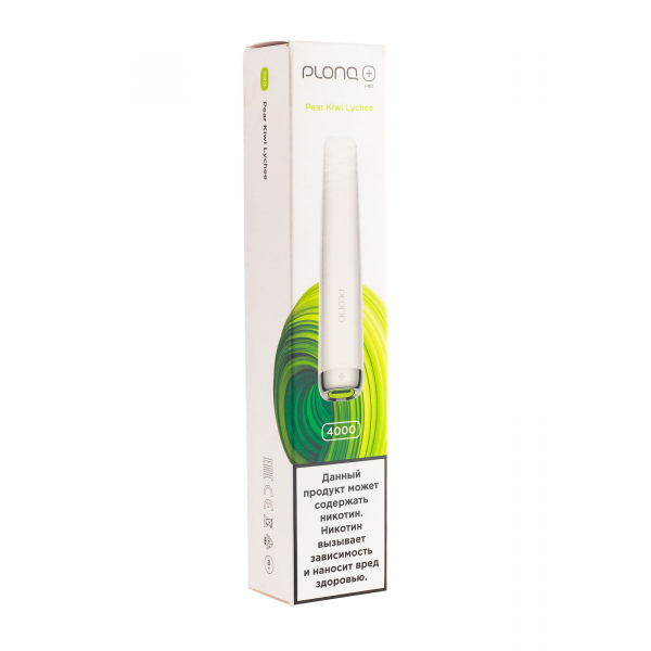 Plonq Plus Pro Груша Киви Личи (4000 Затяжек) 20 Мг в Новом Уренгое