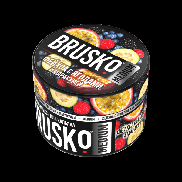 Смесь Brusko Medium Фейхоа С Ягодами И Маракуйей  50 гр в Новом Уренгое