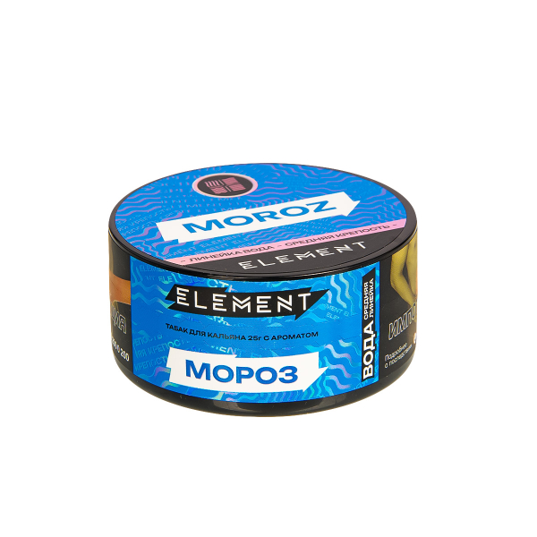 Табак Element Вода Moroz New  25 грамм в Новом Уренгое