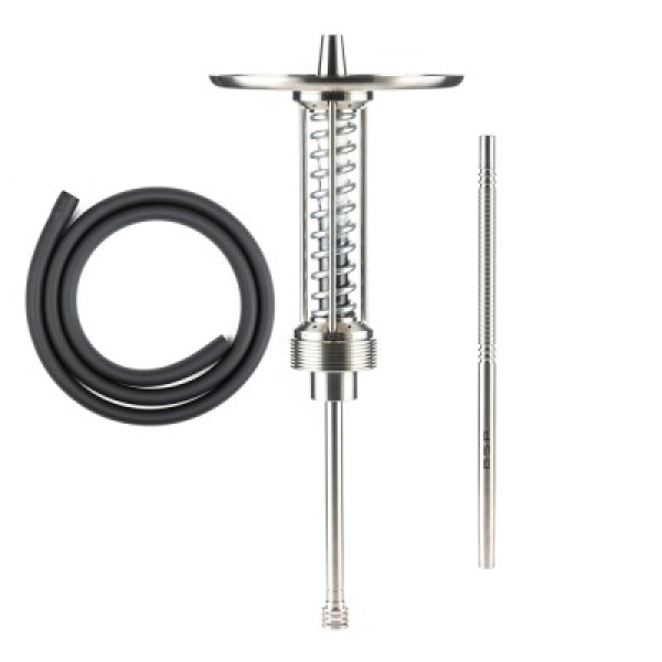 Кальян Bsp Hookah Cybertank White Black Chrome в Новом Уренгое