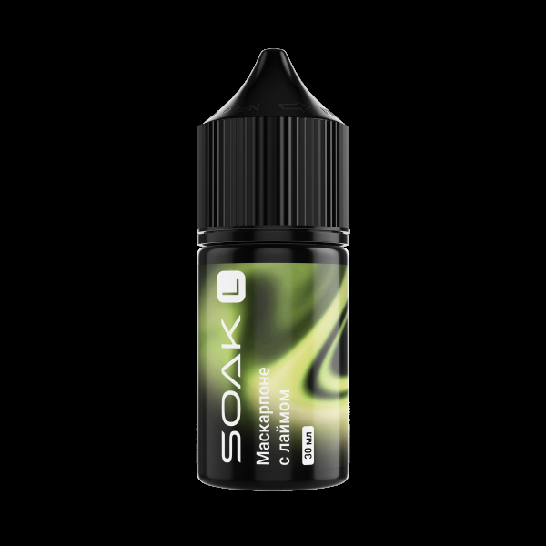 Жидкость Soak L30 Mascarpone Lime 30 Мл 2 Мг в Новом Уренгое