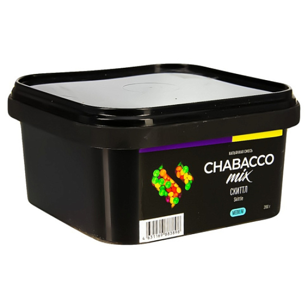 Смесь Chabacco Mix Skittle   Medium 200 гр в Новом Уренгое