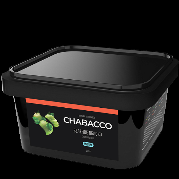 Смесь Chabacco Green Apple    Medium 200 гр в Новом Уренгое