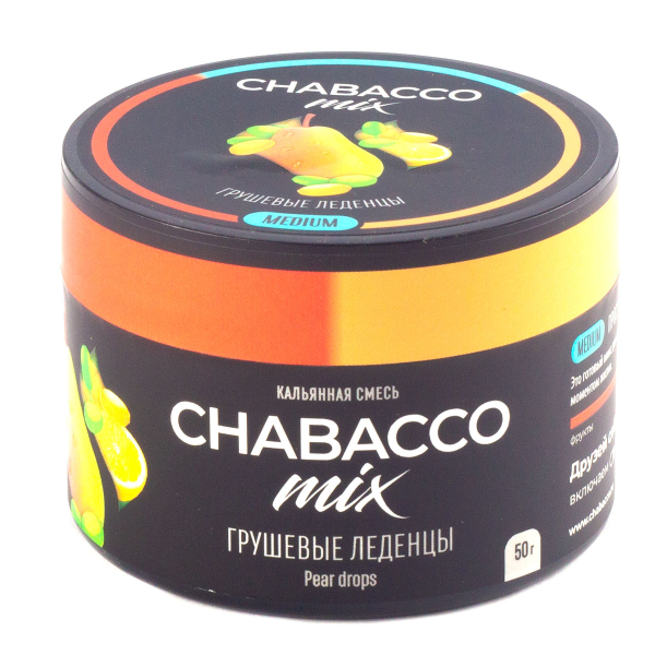 Смесь Chabacco Mix Pear Drops   Medium 50 гр в Новом Уренгое