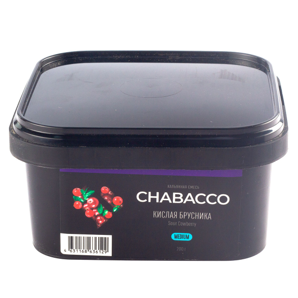 Смесь Chabacco Sour Cowberry    Medium 200 гр в Новом Уренгое