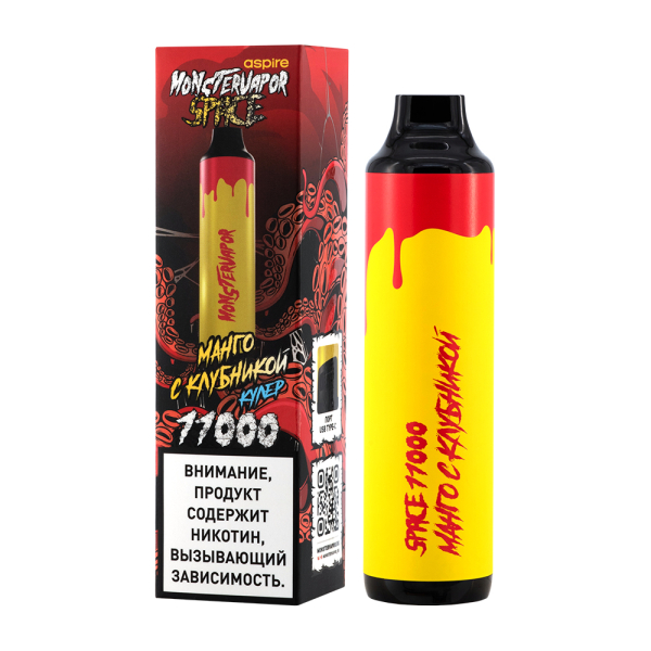 Электронка Monstervapor Space Манго И Клубника (11000 Затяжек) в Новом Уренгое