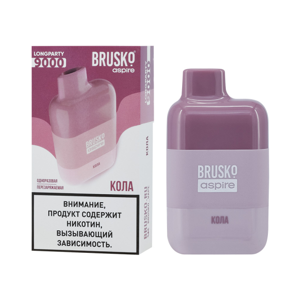 Электронка Brusko Longparty Кола (9000 Затяжек) в Новом Уренгое