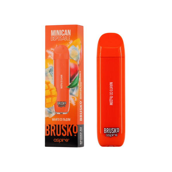 Электронка Brusko Minican Манго Со Льдом (1500 Затяжек) в Новом Уренгое