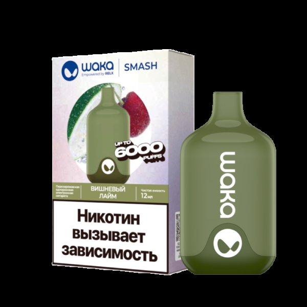 Электронка Waka Вишнёвый Лайм (6000 Затяжек) в Новом Уренгое