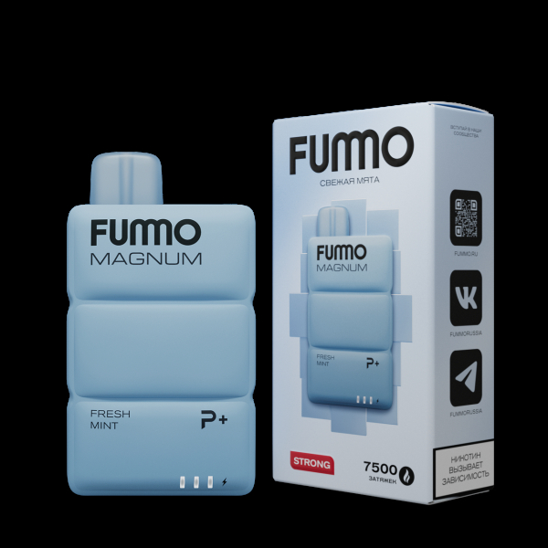 Электронка Fummo Magnum Свежая Мята (7500 Затяжек) в Новом Уренгое