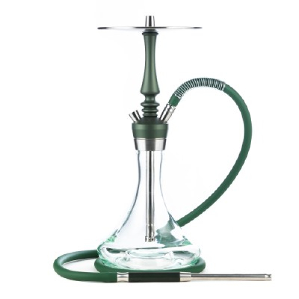 Кальян Hoob Mars Pro Mini British Racing Green Stainless Steel в Новом Уренгое