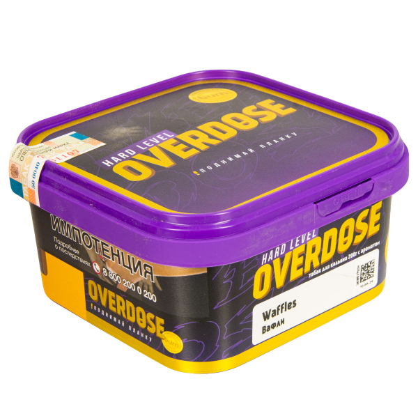 Табак Overdose Waffles  200 грамм в Новом Уренгое