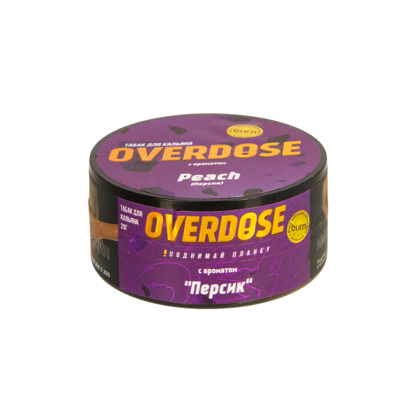 Табак Overdose Peach  25 грамм в Новом Уренгое
